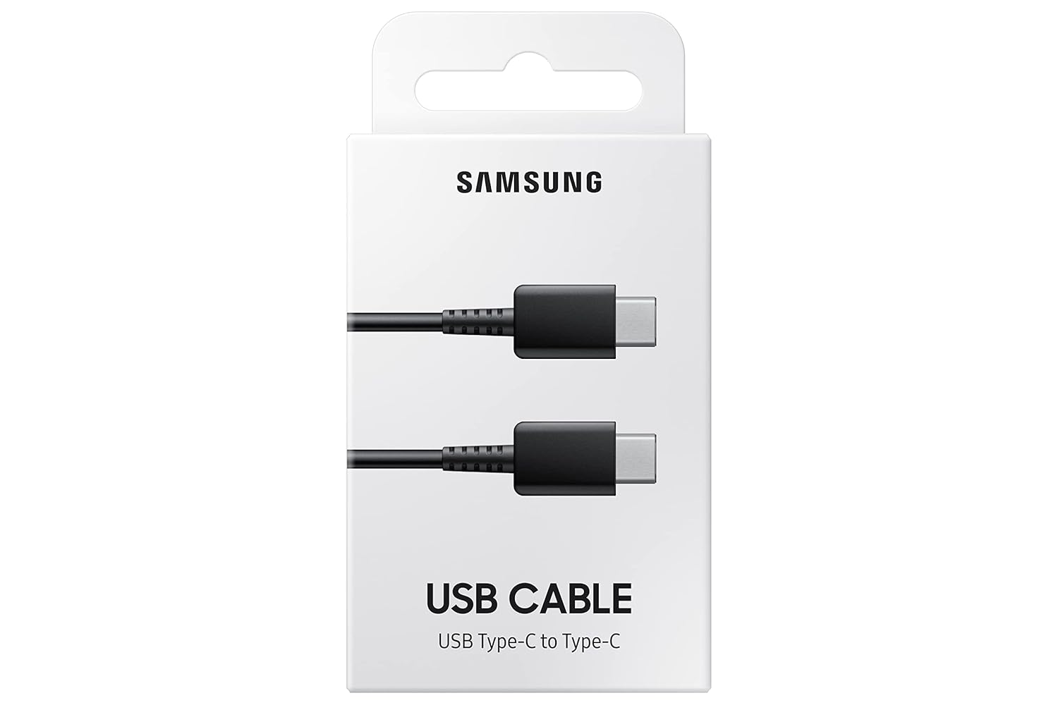 Samsung Original Type C to C Cable - 3.28 Feet (1 Meter), Black