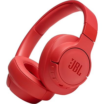 JBL Tune 710BT by Harman, 50 Hours Playtime with Quick Charging Wireless Over Ear Headphones with Mic, Dual Pairing, AUX & Voice Assistant Support for Mobile Phones (Blue)