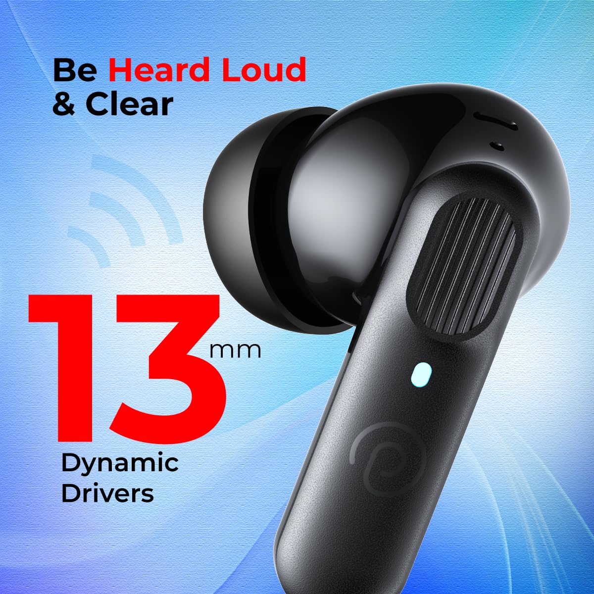 pTron Zenbuds 1 v2, 32dB QuietSound ANC TWS Earbuds, 13mm HyperDrive Transducers with 4D Panaromic Audio, 4 QuadPro Mics, 40ms Low Latency Game/Music Modes,...