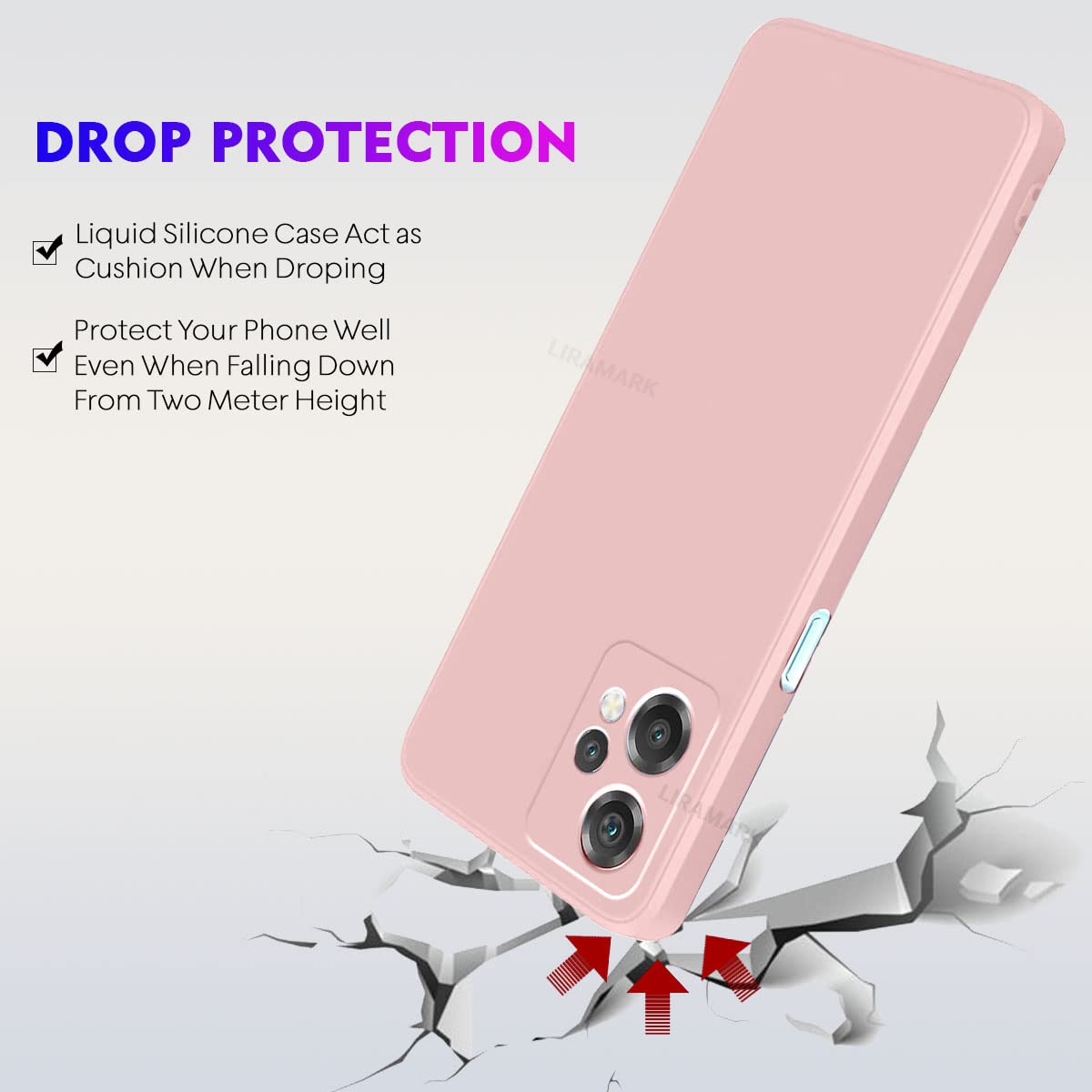 Soft Back Cover OnePlus Case for OnePlus Nord CE 2 Lite 5G / 1+Nord CE 2 Lite 5G (Silicone Pink)